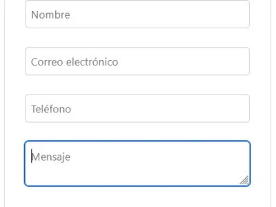 ejemplo boxed con placeholder